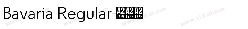 Bavaria Regular字体转换 Bavaria Regular字体转换